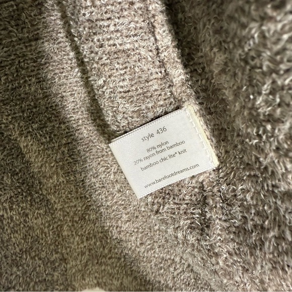 Barefoot Dreams Bamboo Island Wrap Open Front Women's Sweater Size Small Medium - Picture 4 of 6